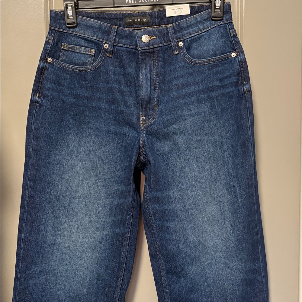 Free Assembly Women's Dark Blue Flare Jeans